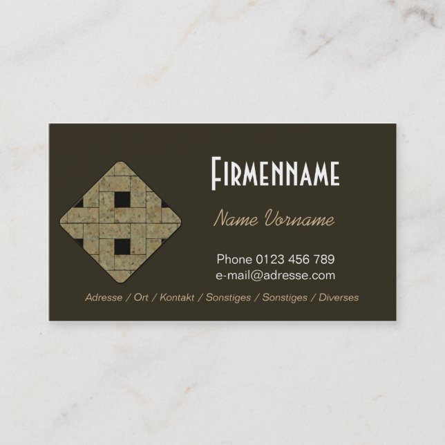 tile business card (Front)