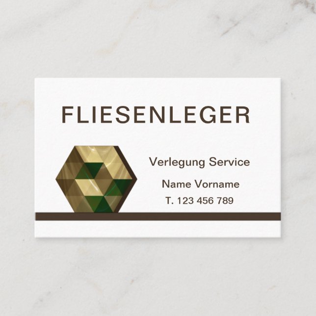 tile business card (Front)
