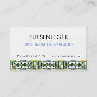 tile business card