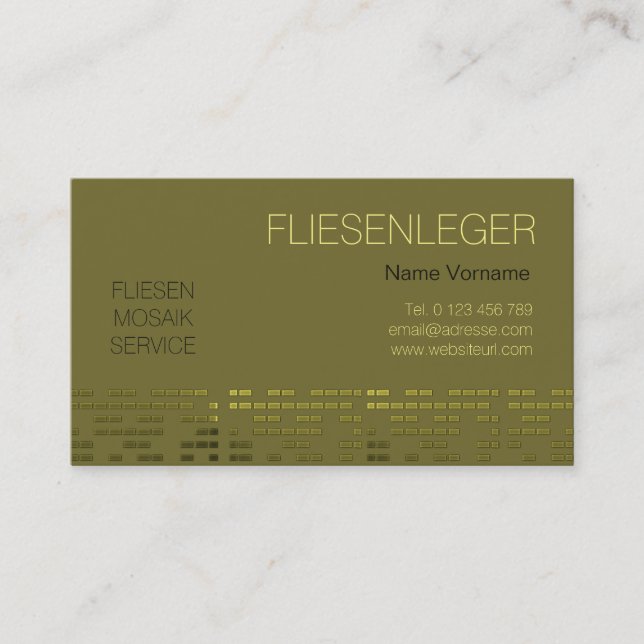 tile business card (Front)