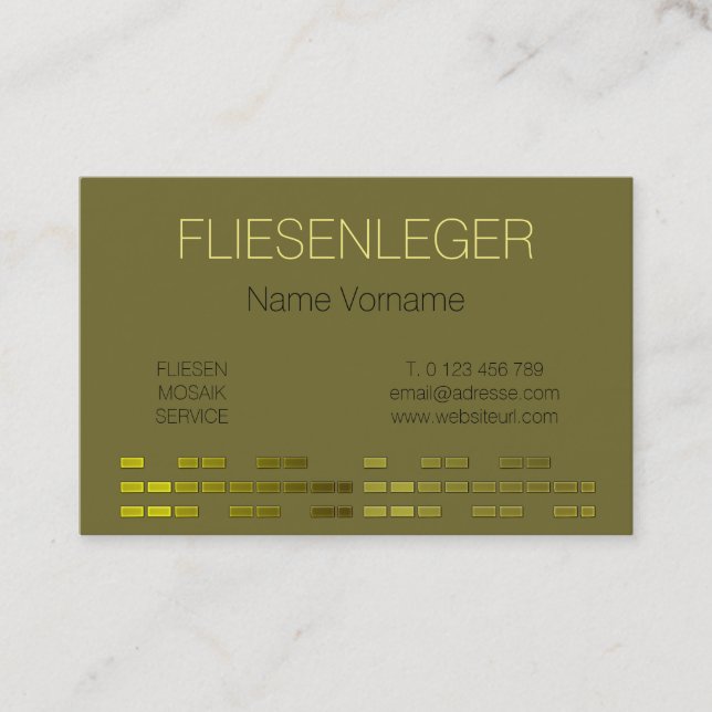 tile business card (Front)