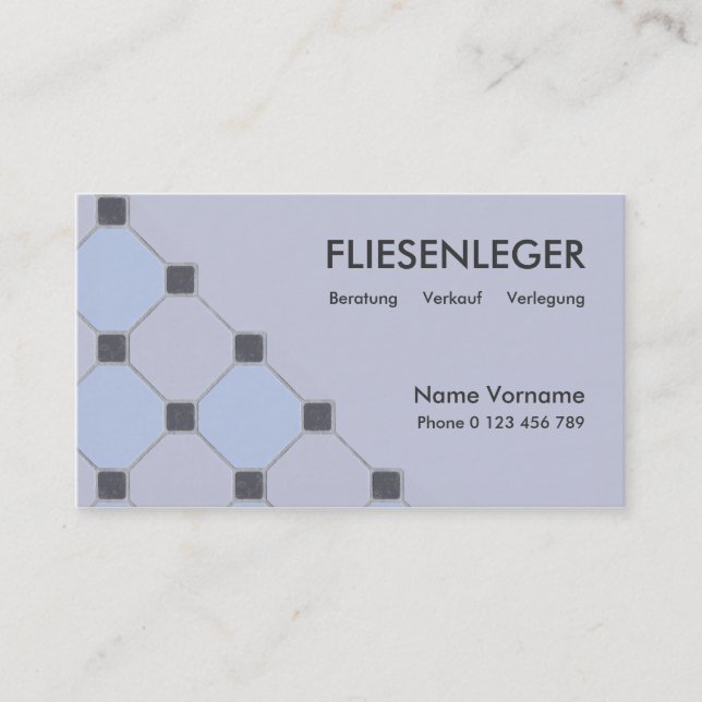 tile business card (Front)