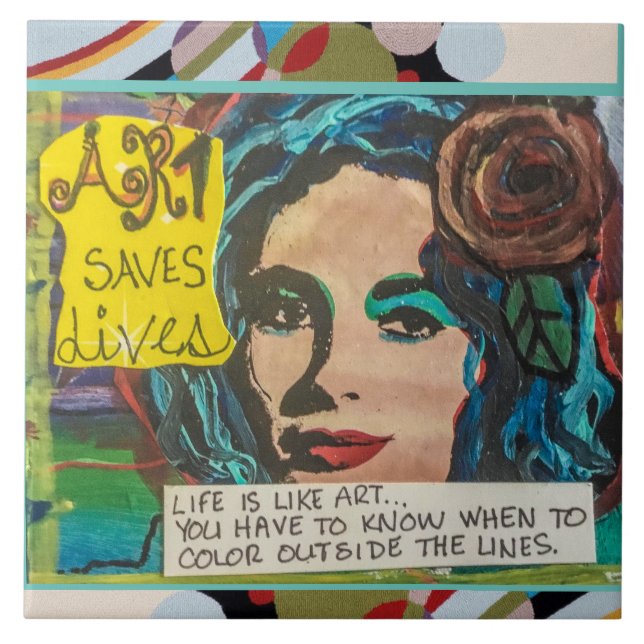 Tile/coaster/trivet Ceramic Tile (Front)