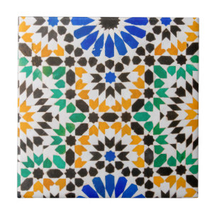 Tile decoration at Bahia Palace