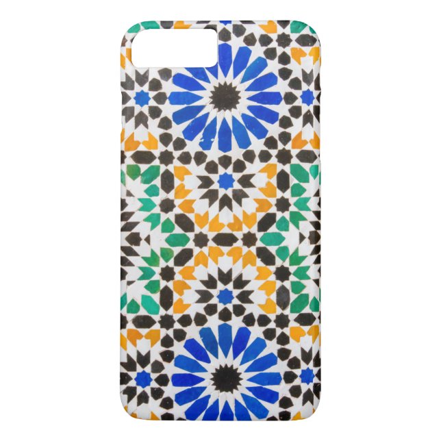 Tile decoration at Bahia Palace Case-Mate iPhone Case (Back)