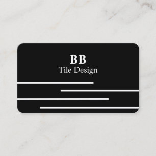 Tile design business card