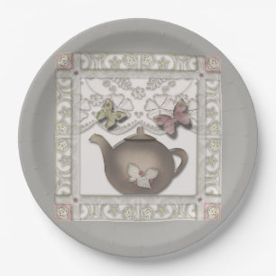 Tile for the kitchen . paper plate