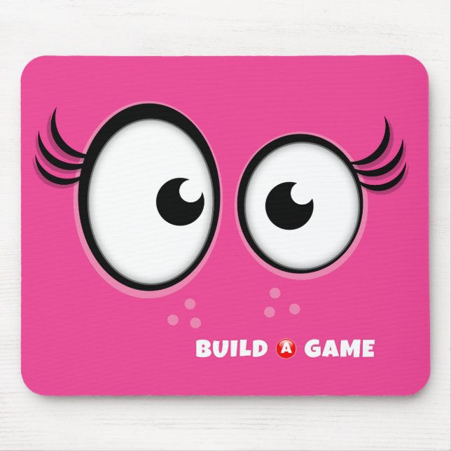 Tile Girl Mouse Pad (Front)