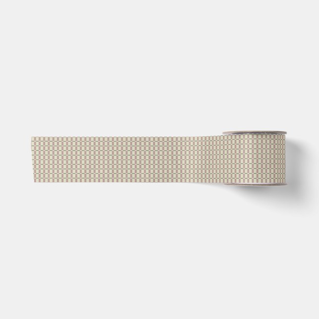 Tile Grid Satin Ribbon (Front)