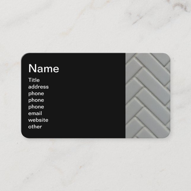 Tile installer business card (Front)