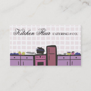 tile kitchen cooking tomato sauce business cards