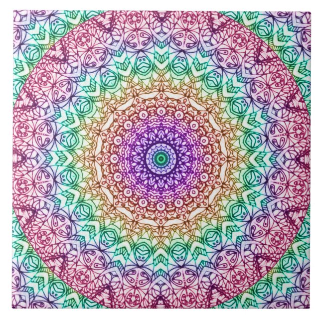 Tile Mandala Mehndi Style G379 (Front)