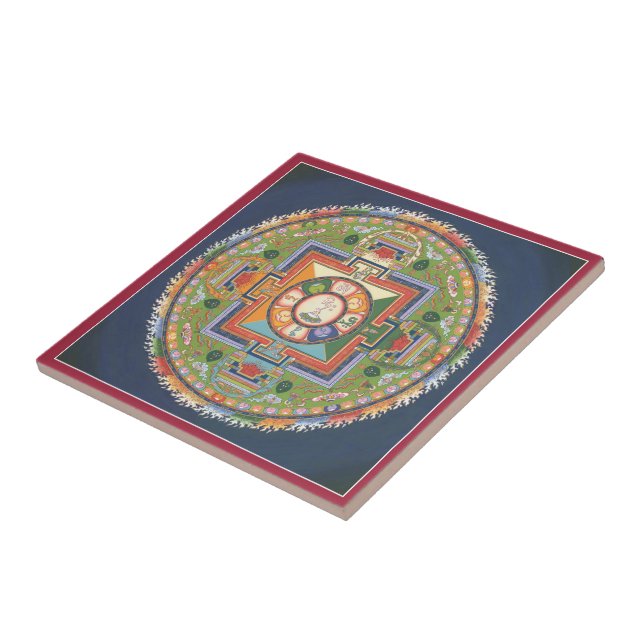 Tile - Mandala of Compassion (Chenrezig) (Side)