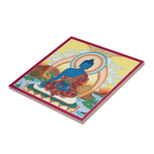 Tile - Medicine Buddha - the Master of Healing