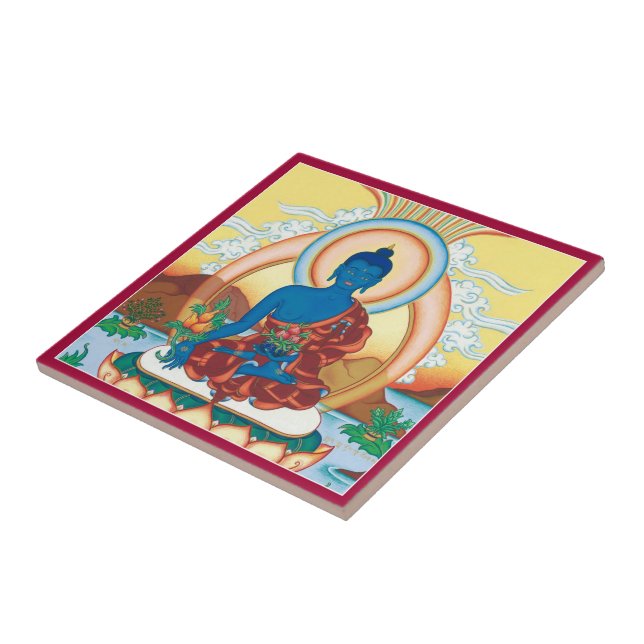 Tile - Medicine Buddha - the Master of Healing (Side)