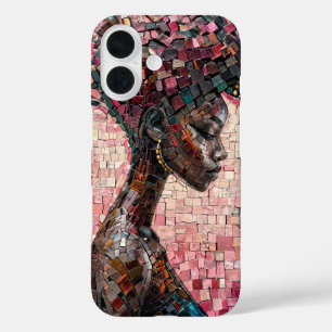 Tile Mosaic of a black girl cover