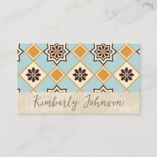 Tile Pattern Business Card