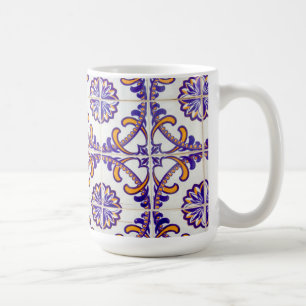 Tile pattern close-up, Portugal Coffee Mug