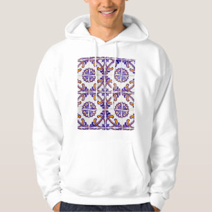 Tile pattern close-up, Portugal Hoodie