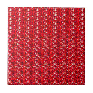 Tile Red Glitter