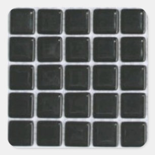 tile-sticker-black-glass-squares square sticker