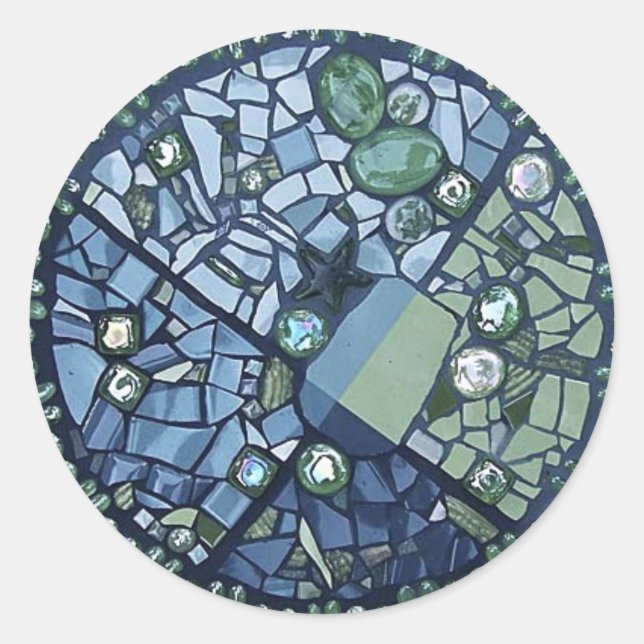 Tile Stickert Classic Round Sticker (Front)