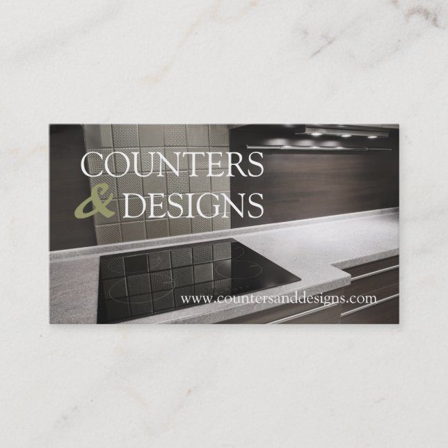 Tile Stone Granite Marble Construction Business Card (Front)