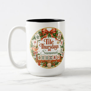 Tile Thursdays Mahjong Mug Mahjong Club Gift