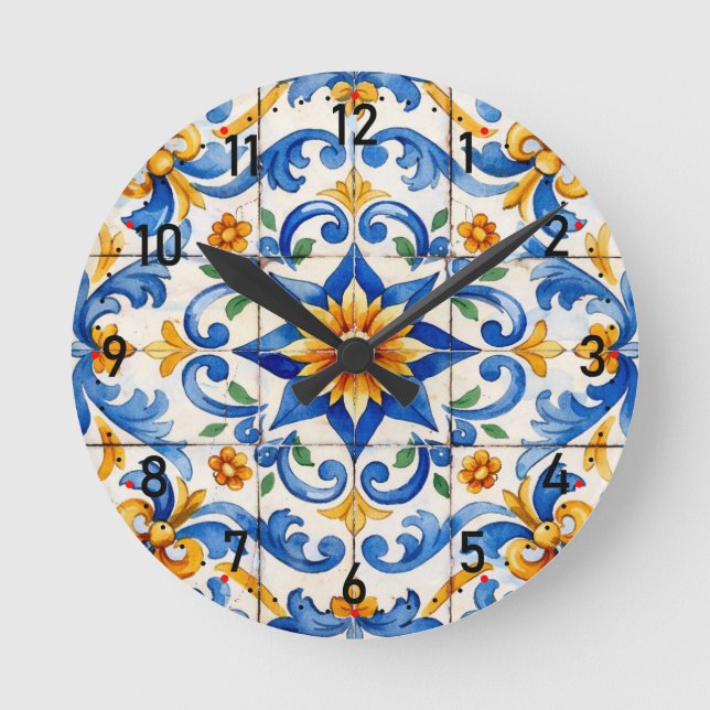 Tile Time Fiesta Clock (Front)