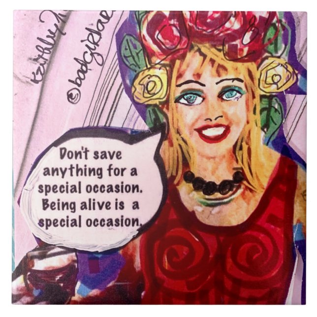 TILE/TRIVET- CERAMIC TILE (Front)