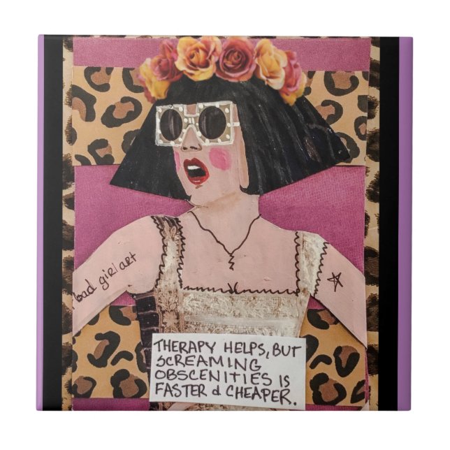 TILE,TRIVET-  CERAMIC TILE (Front)