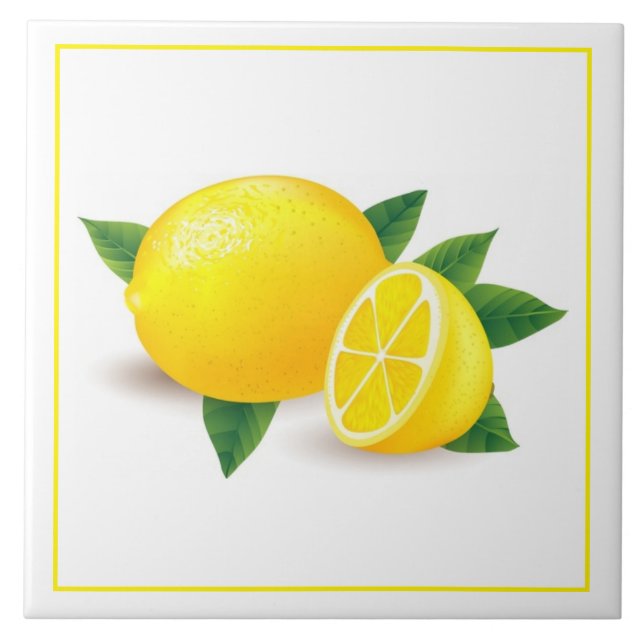 Tile Trivet-Lemons (Front)