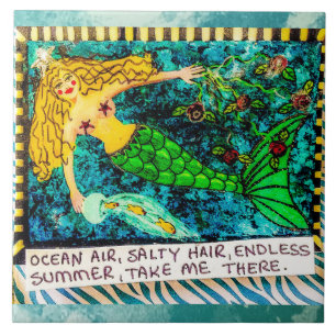 Tile-trivet-wall art ceramic tile