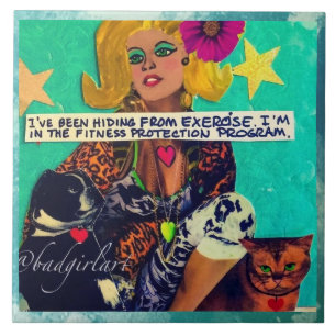 Tile-trivet-wall art ceramic tile