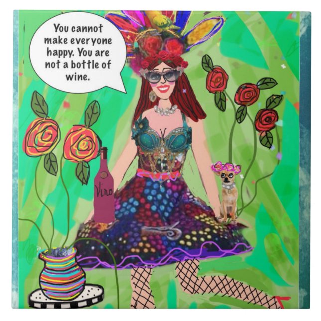 Tile-trivet-wall art ceramic tileYou cannot make e Ceramic Tile (Front)