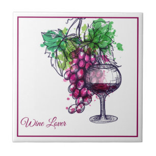 Tile Trivet-Wine Lover