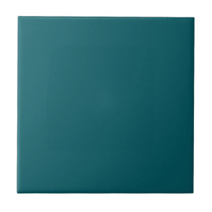 Tile with Dark Teal Green Background
