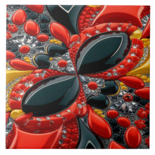 Tile with Germany Colours modern Design