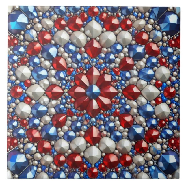 Tile with Netherlands Colours modern Design (Front)