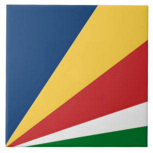 Tile with Seychelles Colours modern Design