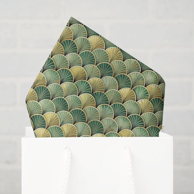 Tiled Art Deco pattern  Tissue Paper (Gift Bag)