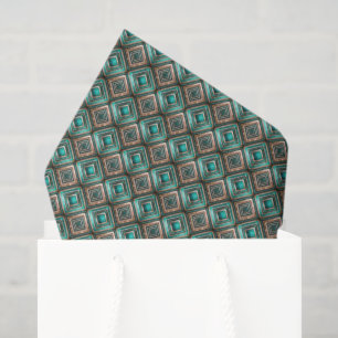 Tiled Art Deco pattern Tissue Paper