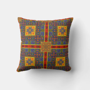 Tiled Collage of Vintage Japanese Patterns Cushion