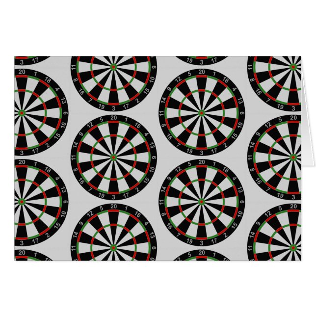 Tiled Darts Target Pattern (Front Horizontal)