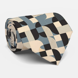 Tiled modern style pattern  tie