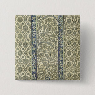 Tiled Panel from Mosque of Ibrahym Agha, from 'Ara 15 Cm Square Badge