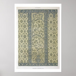 Tiled Panel from Mosque of Ibrahym Agha, from 'Ara Poster