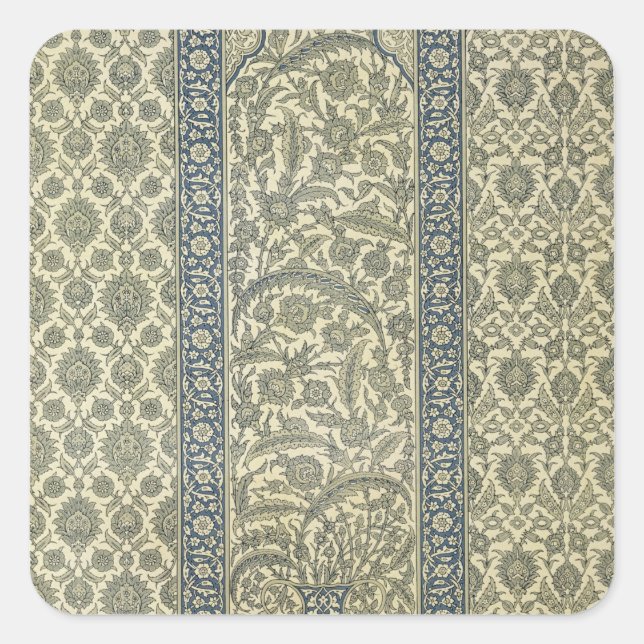 Tiled Panel from Mosque of Ibrahym Agha, from 'Ara Square Sticker (Front)