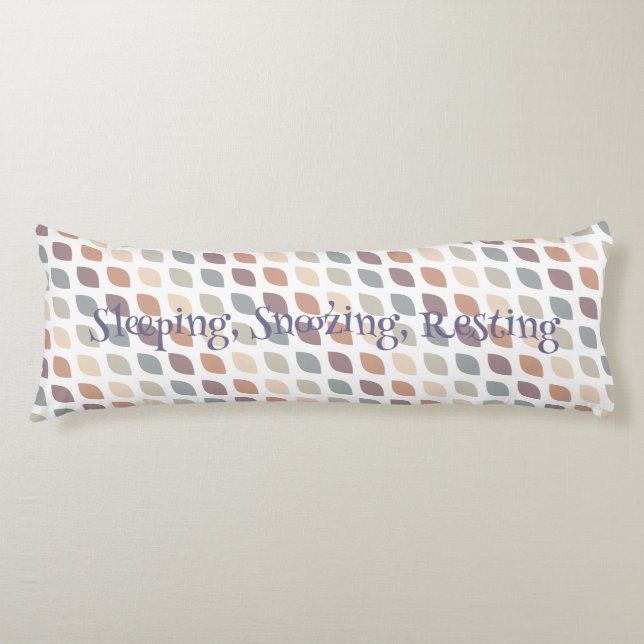 Tiled Pastels  Body Cushion (Front)