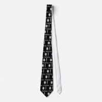 Tiled shebang tie
